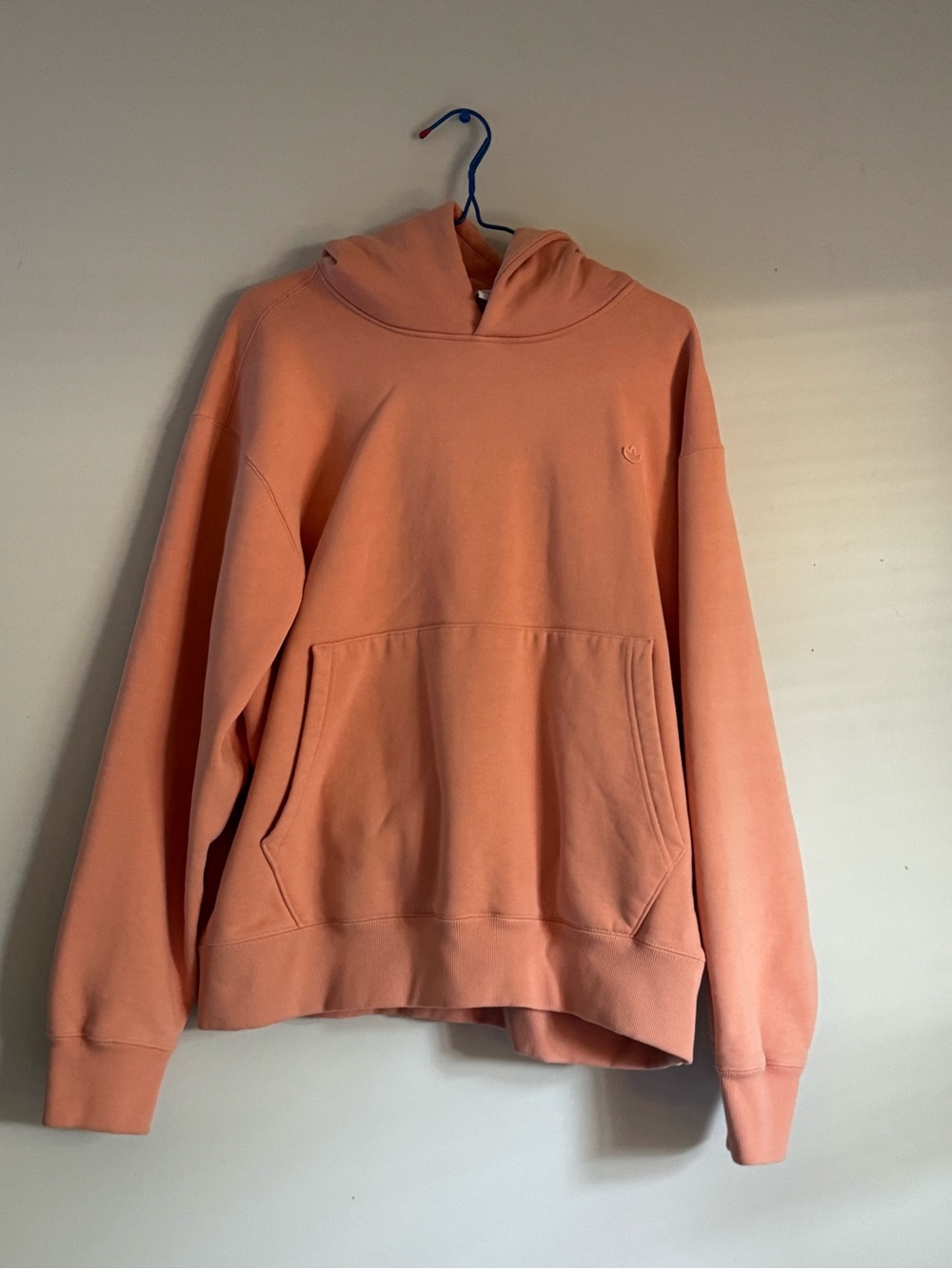 women’s Peach Hooded Sweatshirt - Casual Pullover